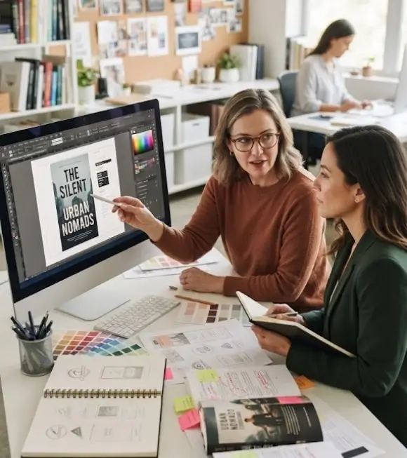 Book branding and design process